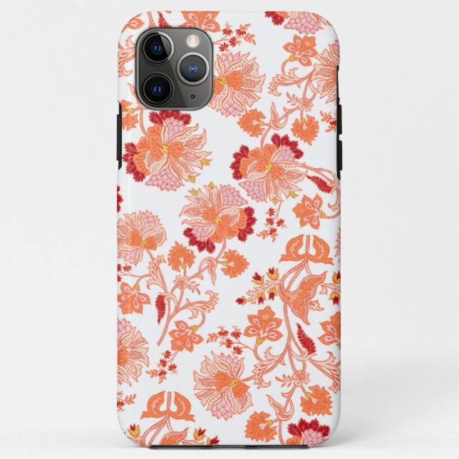 "Vibrant Floral Tapestry" Artistic Pattern Phone  Case-Mate iPhone Case (Back)