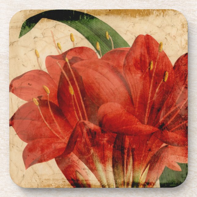 Vibrant Floral VIII Coaster (Front)