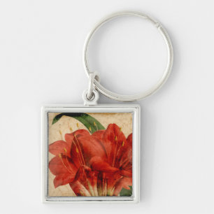Vibrant Floral VIII Key Ring