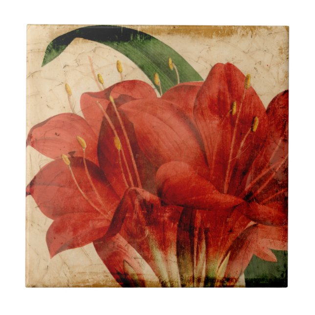 Vibrant Floral VIII Tile (Front)