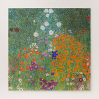 Vibrant Flower Garden - Gustav Klimt