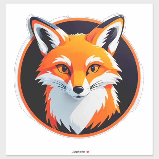 Vibrant Fox Head (Sheet)