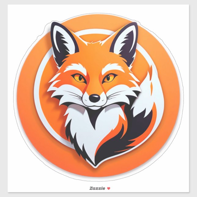 Vibrant Fox Head (Sheet)