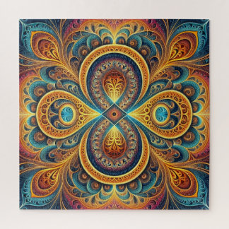 Vibrant Fractal Art Jigsaw Puzzle