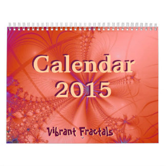 Vibrant Fractals 2015 Calendar
