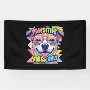 Vibrant Frenchie Bulldog Puppy Art Banner