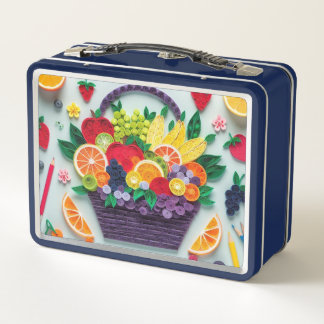 Vibrant Fruit Basket Lunchbox Design