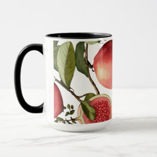 Vibrant Fruit Watercolor Mug - 15 oz