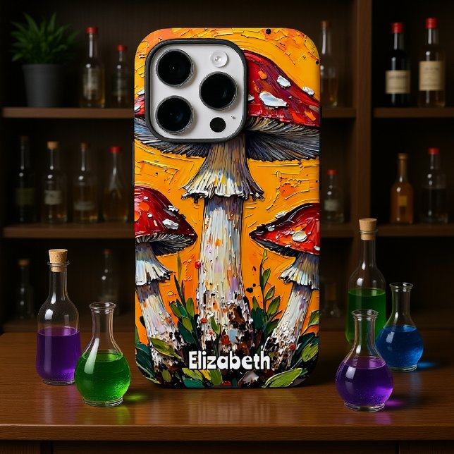 Vibrant Fungi Trio Case-Mate iPhone Case (Creator Uploaded)
