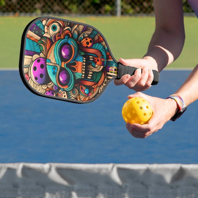Vibrant Funny Pickleball Paddle (Insitu)