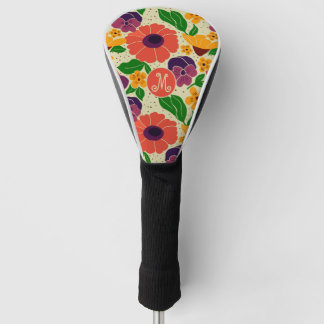 Vibrant Garden Golf Head Cover
