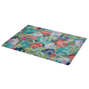 Vibrant Garden Symphony Cutting Board