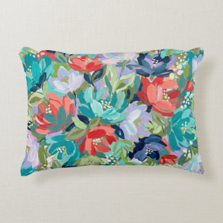 Vibrant Garden Symphony Decorative Cushion