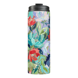 Vibrant Garden Symphony Thermal Tumbler