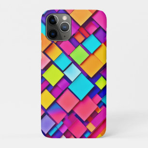 Vibrant Geometric Abstract Art iPhone 11 Pro Case