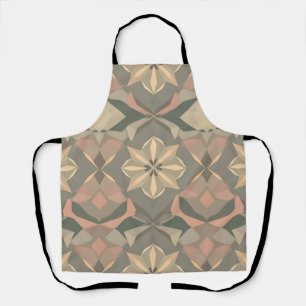 Vibrant Geometric Apron - Elegant Digital Print