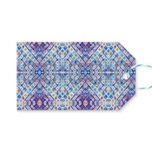 Vibrant Geometric Gift Tag