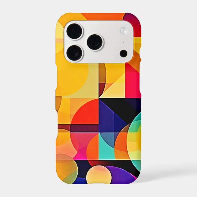 Vibrant Geometric Harmony (Back)
