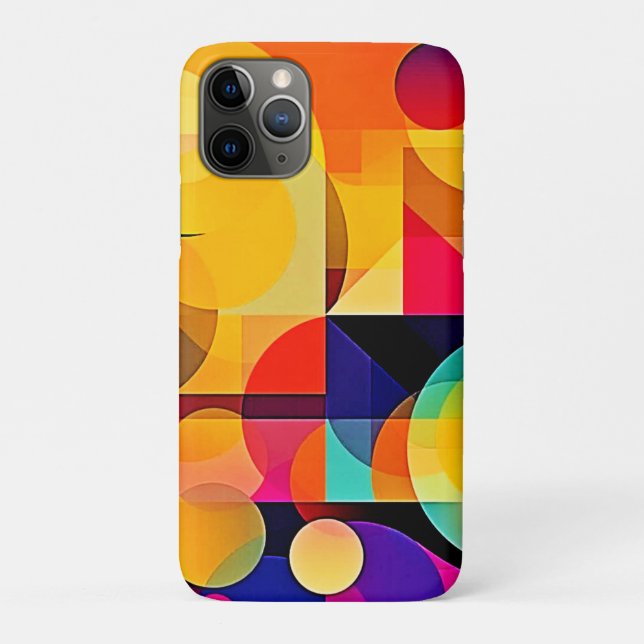 Vibrant Geometric Harmony Case-Mate iPhone Case (Back)