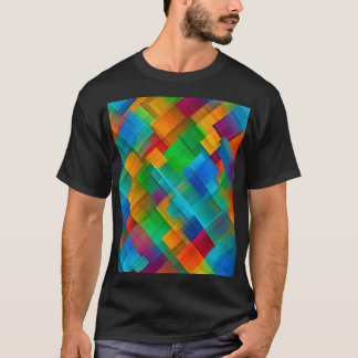Vibrant Geometric Harmony T-Shirt
