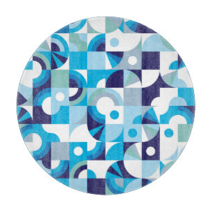 Vibrant Geometric: Modern Seamless Cutting Board
