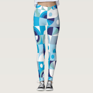 Vibrant Geometric: Modern Seamless Leggings