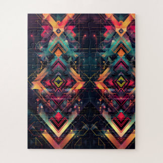 Vibrant Geometric Pattern Puzzle