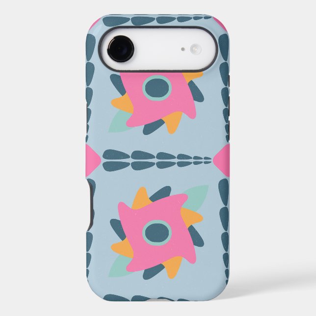 Vibrant Geometric Tile Design (Back)
