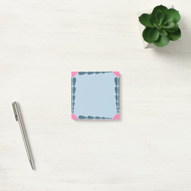 Vibrant Geometric Tile Design Post-it Notes (Office)