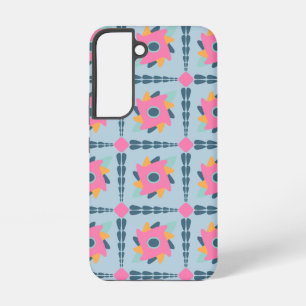 Vibrant Geometric Tile Design Samsung Galaxy Case