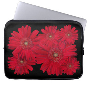 Vibrant Gerber Daisy Close-Up Photo Back to School Laptop Sleeve