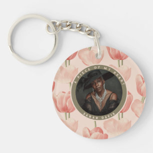 Vibrant Gifts For Teenage Girls Custom Tulip Key Ring