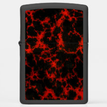 Vibrant Gothic Red and Black Flames