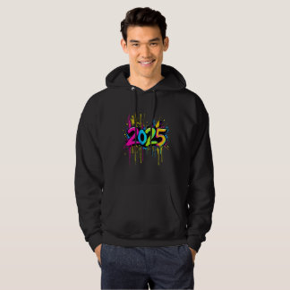 Vibrant Graffiti 2025 Splash Art Hoodie