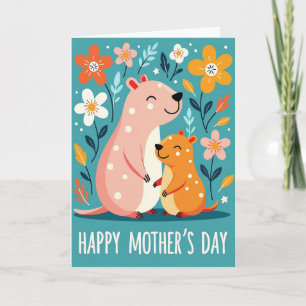 Vibrant Graphic Mothers Day Card