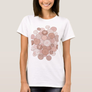 Vibrant Gray ABSTRACT ART Statement Design T-Shirt