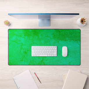 Vibrant Green Desk Mat - Gaming & Office