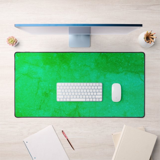 Vibrant Green Desk Mat - Gaming & Office (Office 1)