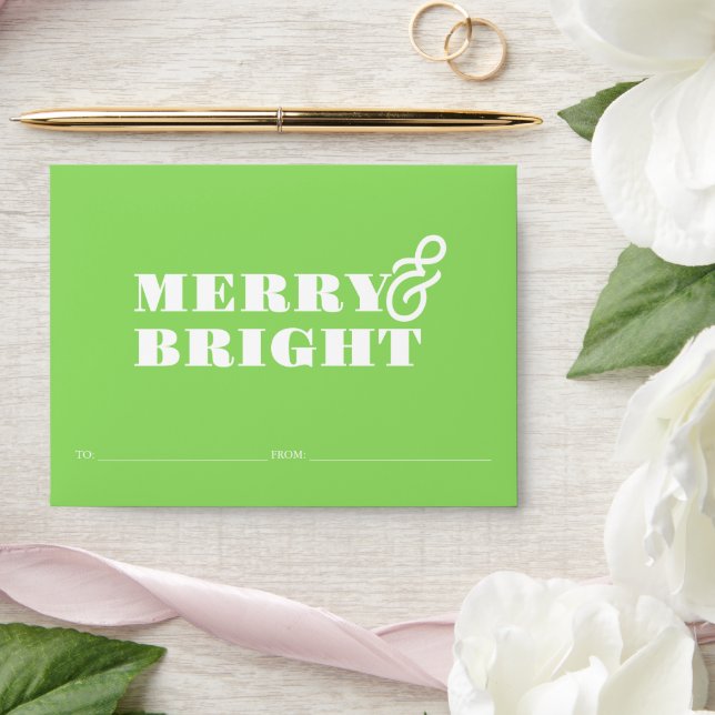 Vibrant Green Money Envelopes (Wedding)