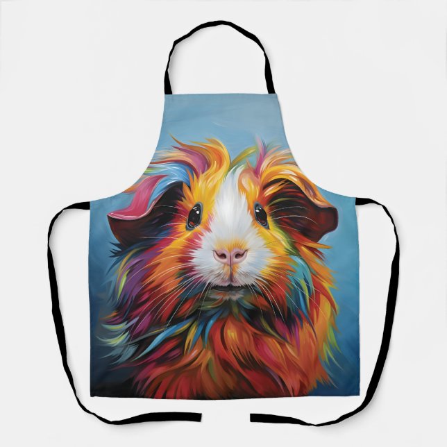 Vibrant Guinea Pig Apron (Front)
