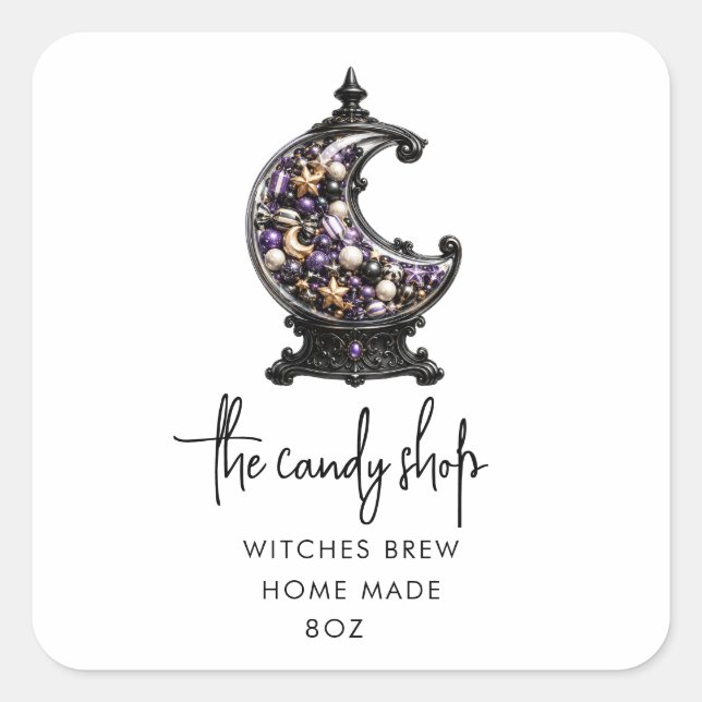 Vibrant Halloween Product Stickers (Front)