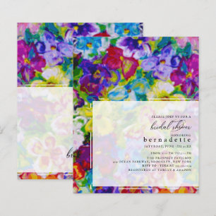 Vibrant, Hand Painted Floral Bridal Shower