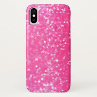 Vibrant Hot Pink Glitter Sparkle Texture Photo 