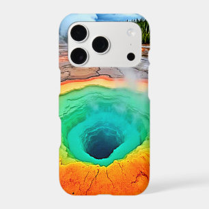 Vibrant Hot Spring: Earth's Wonder Art