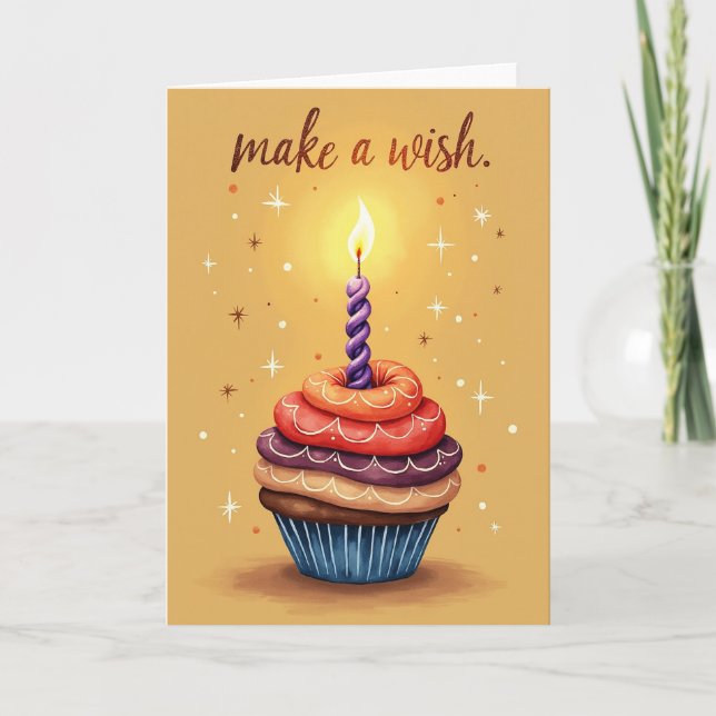 Vibrant Icing Birthday Card (Front)