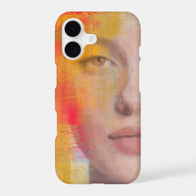 Vibrant Impasto Abstract Portrait (Back)