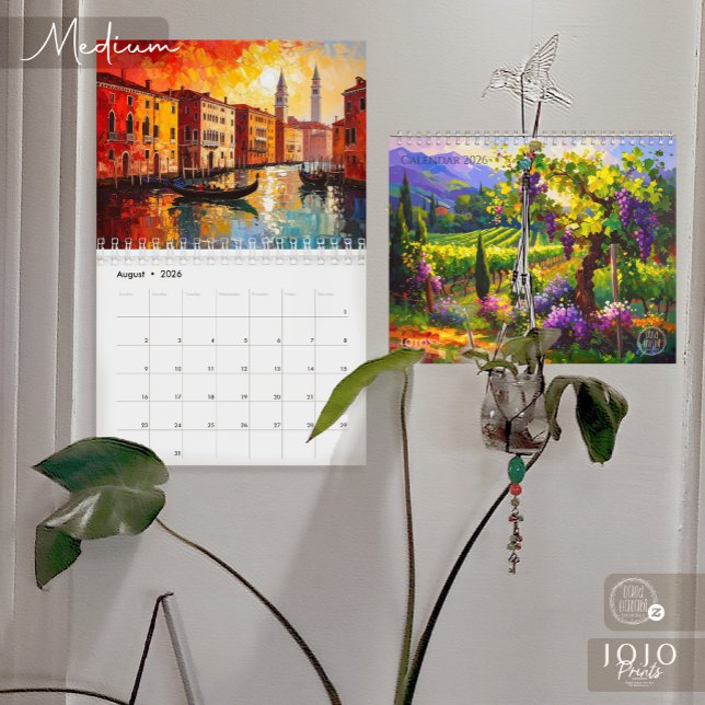 Vibrant Impasto Art Calendar 2026 (Vibrant Impasto Art Calendar 2026-Medium)
