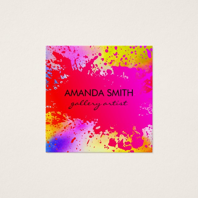 Vibrant Ink Splatter (Front)