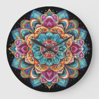 Vibrant, Intricate, Bohemian, Mandala Art