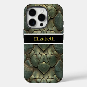 Vibrant, intricate snakeskin patterns iPhone 16 pro case